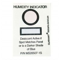 HUMIDITY INDICATOR CARD SINGLE LEVEL